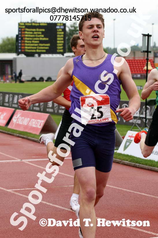 Inter boys 400 metres, English Schools Track and Field. Photo: David T. Hewitson/Sports for All Pics